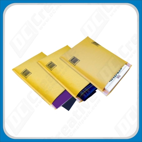 Multitude Air Cellular Bubble Envelopes, Custom-made Kraft Bubble Mailers with Hanging Holes