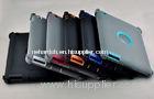 Ipad Hard Shell Cases for ipad 2 / 3 outer box TPE 6 colors 3 layers with stand