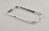 For galaxy s 4 Aluminum Bumper Case , silver metal frame For samsung I9500