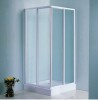 simple and cheap square sliding shower enclosure /room/bathrom