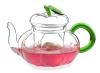 Hand-blown Pyrex Borosilicate Glass Teapots