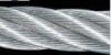 DIN , BS Standard 6mm 3mm Stainless Steel Wire Rope PVC Coated For Construction