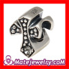 Wholesale Antique sterling silver European Cross charm 925 beads