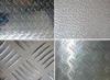 White Marine Aluminium Sheet Diamond Tread Stair Tread , Bus Floor