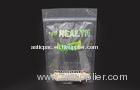 Transparent Stand Up Snack Food Plastic Ziplock Bags / Pouch
