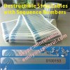 Custom tamper evident destructible strip seal label warranty void if seal broken sticker rolls with logo