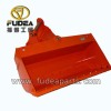 Hydraulic tilting mud bucket