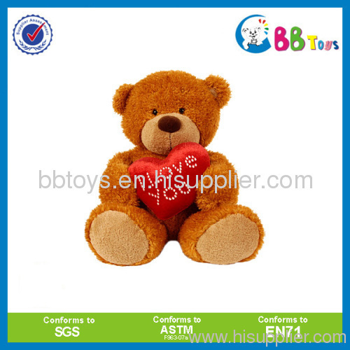 lovely teddy bear for valentine gift