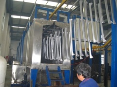 Automatic powder coating production line for metal product