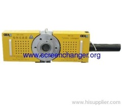 Hydraulic screenchanger-single plate type