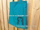 Promotional Blue Embroidered Tote Bags Canvas For Grocery , Reusable