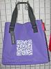 Purple Eco Friendly Reusable Nylon Shopping Bags Biodegradable 46x36x5cm