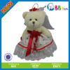 lovely mini bride teddy bear stuffed toy