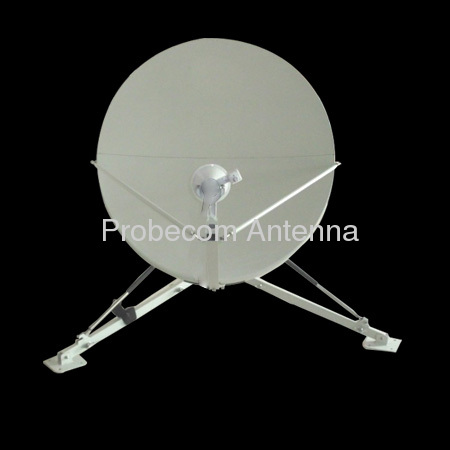 1.2m glass fiber manual flyaway antenna