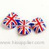 Union jack design Fake Toe Nails With Imported nail glue