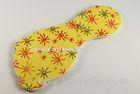 Yellow Flower Emery Board Nail File , OEM / ODM fingernail file