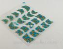 Flocking nail sticker , Nail Art Decals with 4C printing