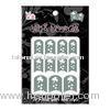 The leaves and hearts Nail Art Stencils , Printing nail stickers