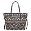 Lace Large Pu Leather Satchel Handbag For Women , Italy Fashion