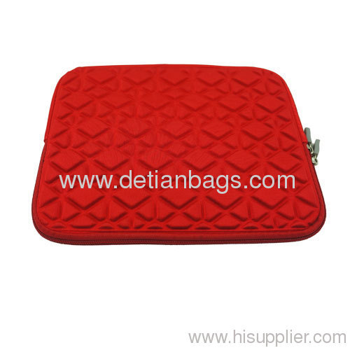 coolest stylish new red foam ipad case with zipper for ipad2 ipad3 ipad mini