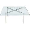 Classic Barcelona Table, Coffee table, Tempered glass table