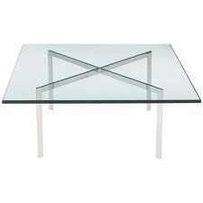 Classic Barcelona Table, Coffee table, Tempered glass table