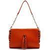 Red Cross Body Single Strap Handbags Tassel & Casual For Women
