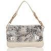 Womens Floral Leather Totes Handbags Vintage , Diagonal For Ladies