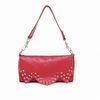 Red Exquisite Leather Totes Handbags Juniors For School With Buckle