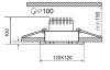 Led Downlights lamp 1Wx5 Arbitrary rotation Angle of 360° Led Ceiling Light