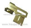 Brass Sheet Metal Stamped Parts 1.5mm Thickness Made By Progressive Die