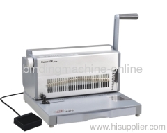 28 Punch Sheets Electric Wire Binding Machine