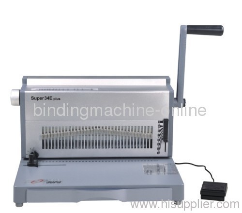 28 Sheet Punch Heavy Duty Electric Wire Binding Machine