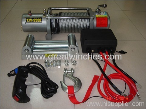 Truck Electric Winch With 12000lb Pulling Capacity