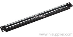 CAT5E 24ports empty Patch Panel