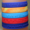 custom promotional silicone wristbands