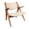 Hans J. Wegner Sawbuck Chair,living room chair, outdoor chair, wooden chair, leisure chair, home furniture, chair