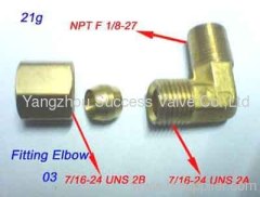 Brass Compression Tube Fittings