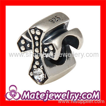 european sterling silver celtic cross bead charm for jewelry making