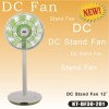 12V DC Fan 12&quot; Household Standing Fan, Pedestal Fan Green Blades