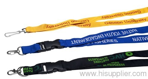 Polyester Promotion lanyards with buckle
