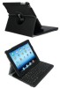Bluetooth keyboard with leather case for new Ipad/Ipad2