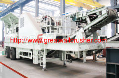 mobile jaw crushing plant