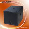 18 inch 800W RMS Wooden Box Speaker , 4OHM Subwoofer Speakers
