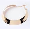 Glossy Exaggerated Fashion Necklace (Golden)