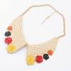 Fashion Trends Temperament Rose Imitated Pearl Collar Necklace