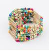 Fashion design strand beads bangle (colourful)