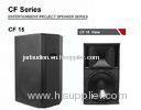 2 Way 15'' Full Range Frequency Pro Wooden Box Speaker 1000W