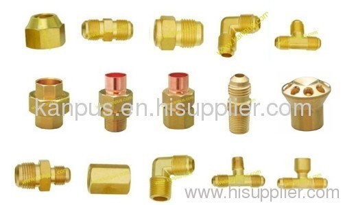 Brass fittings for refrigeration and air conditioner (refrigeration fitting A/C fitting HVAC/R fitting)