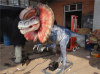 animated real size Dilophosaurus